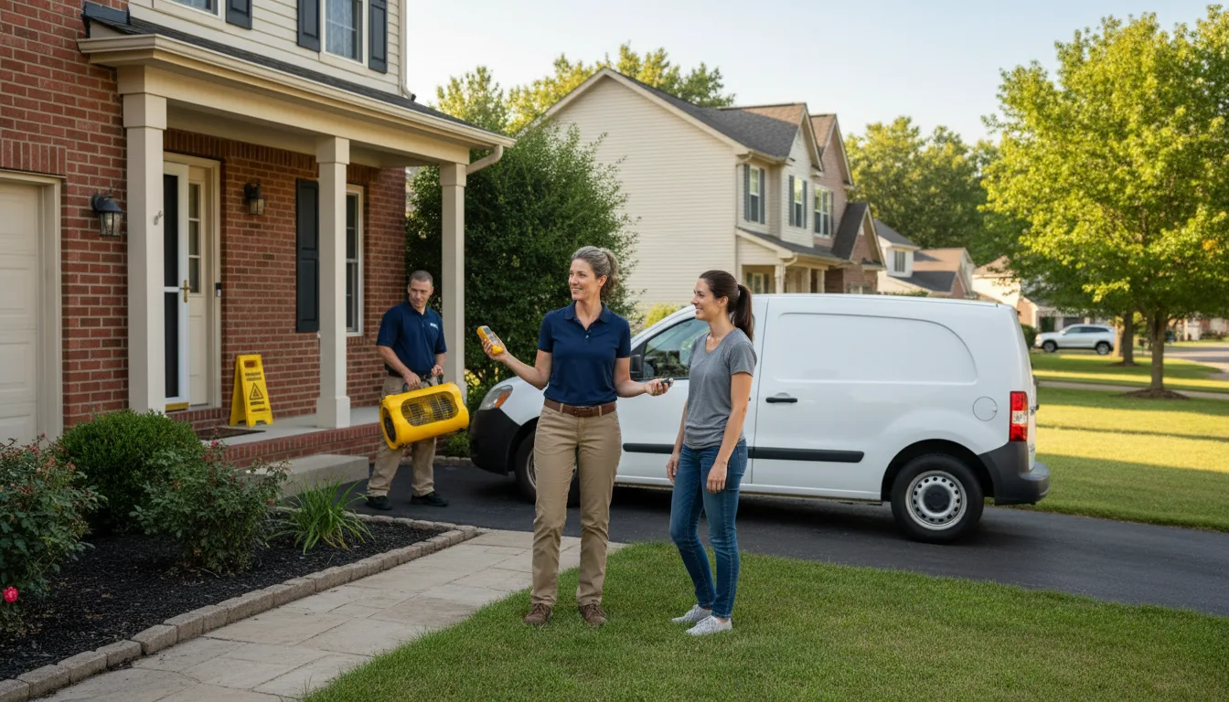 Water restoration image for Water Damage & Restoration Services in Magnolia, AR